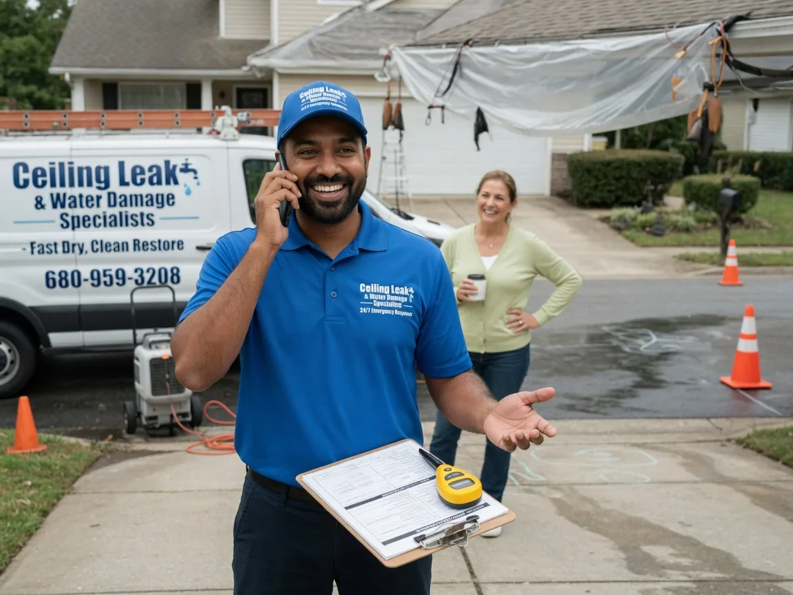 Ceiling Leak Cleanup Overton, TX FAQs